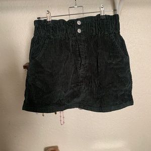 Forever 21 Corduroy skirt Dark green skirt size L